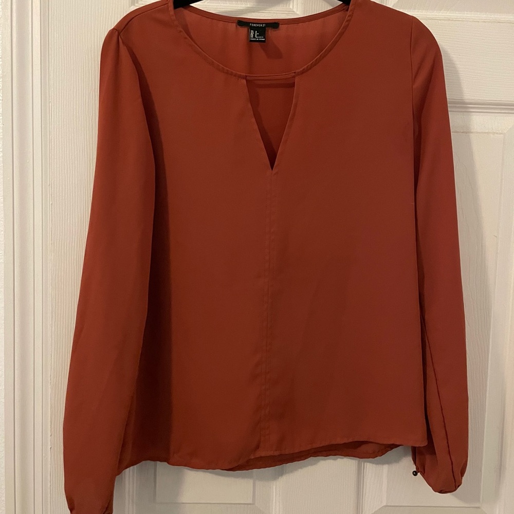 Rust blouse